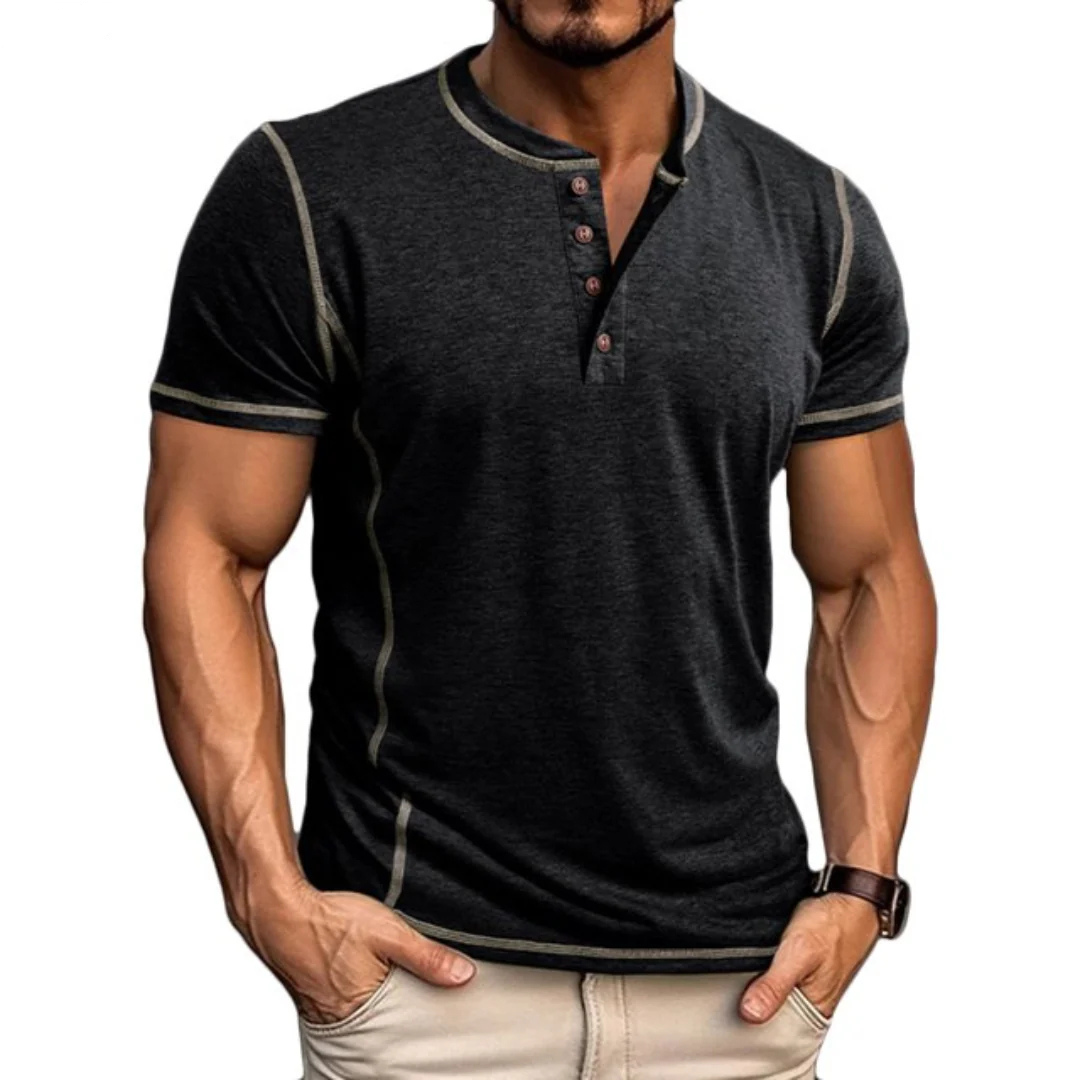 Tim | Trendy Henley Shirt