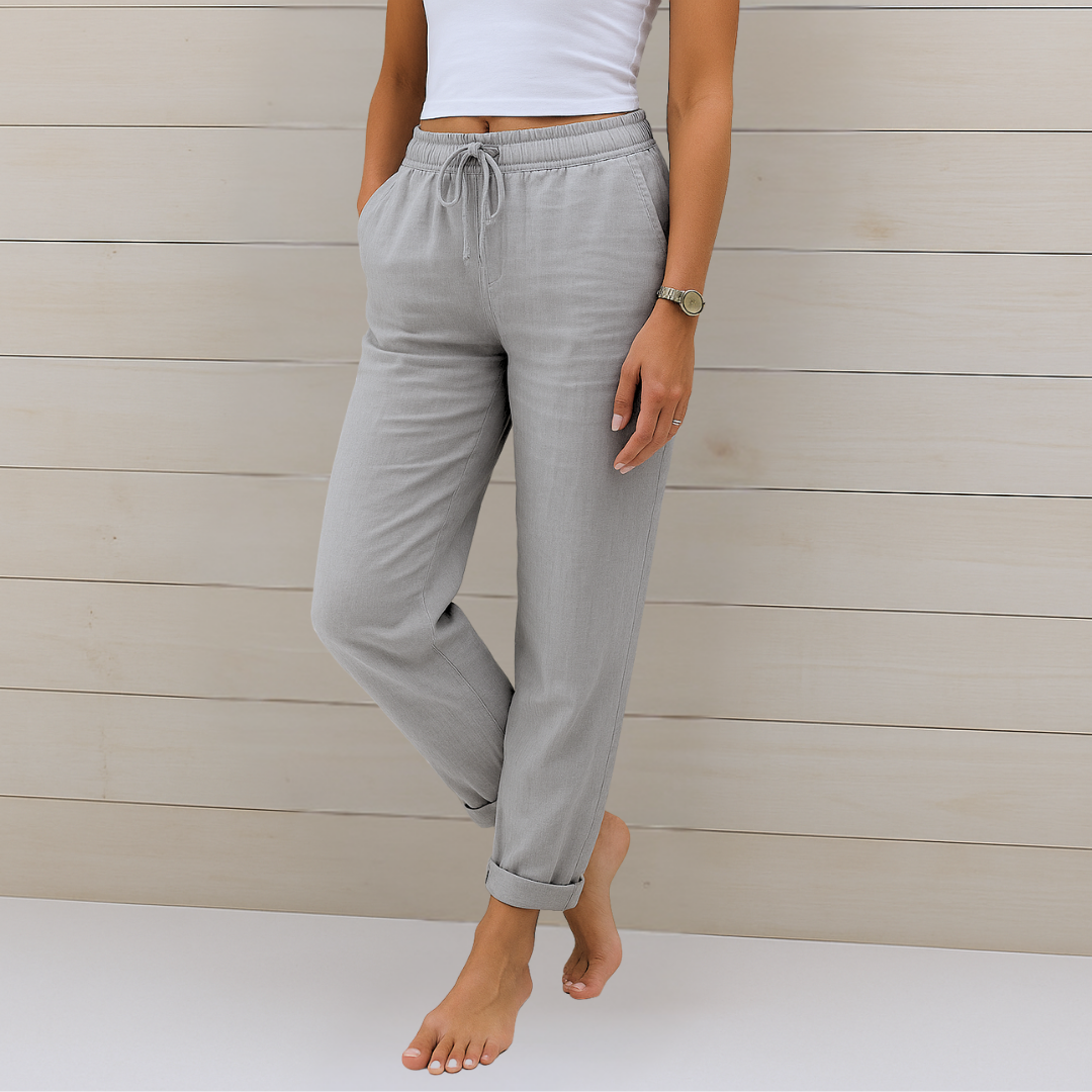 May | Elastische Premium Linnenbroek