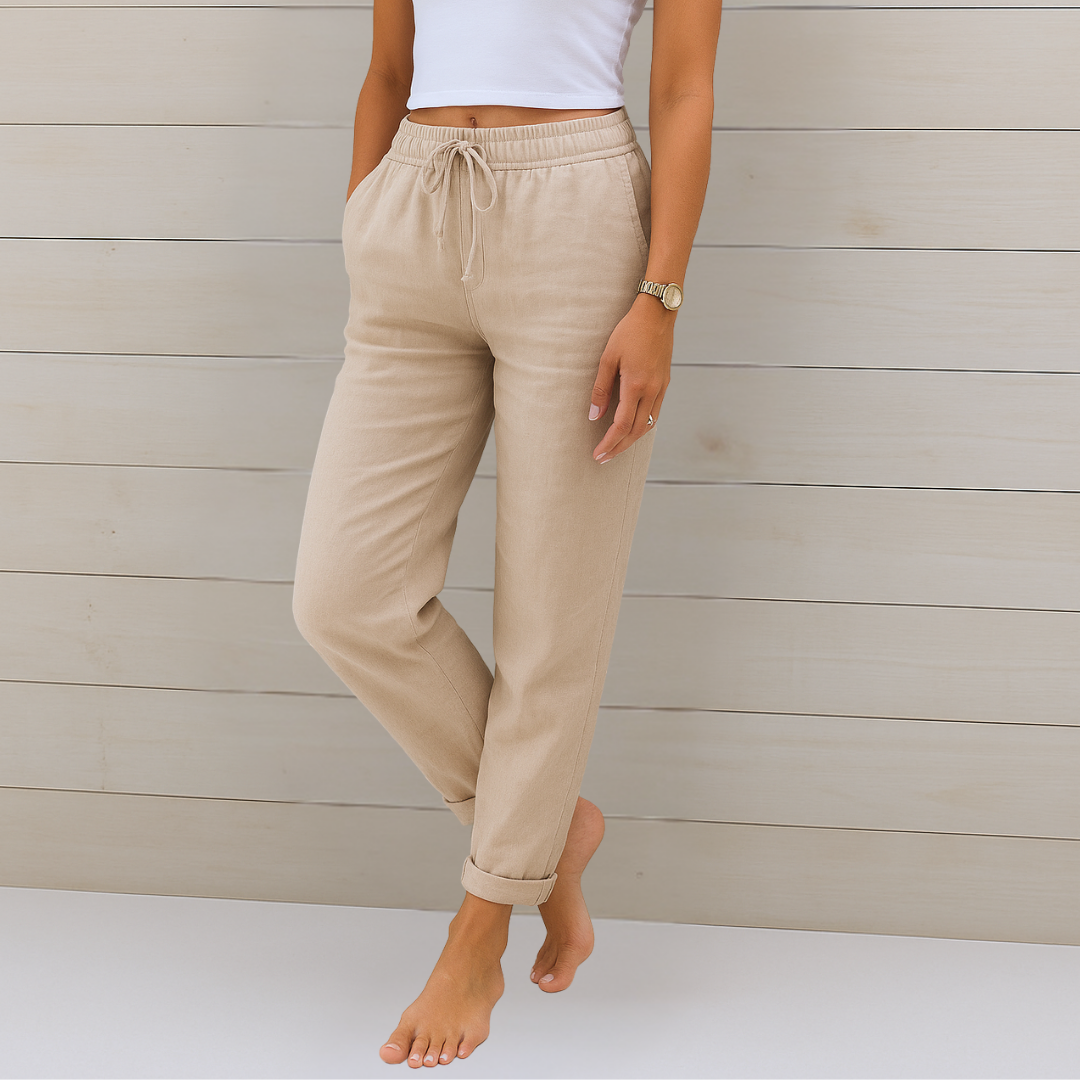 May | Elastische Premium Linnenbroek