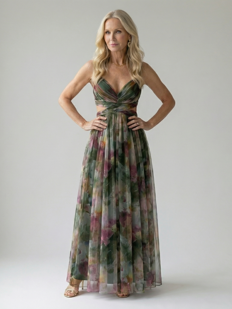 Margriet | Zachte Wikkel Maxi Jurk