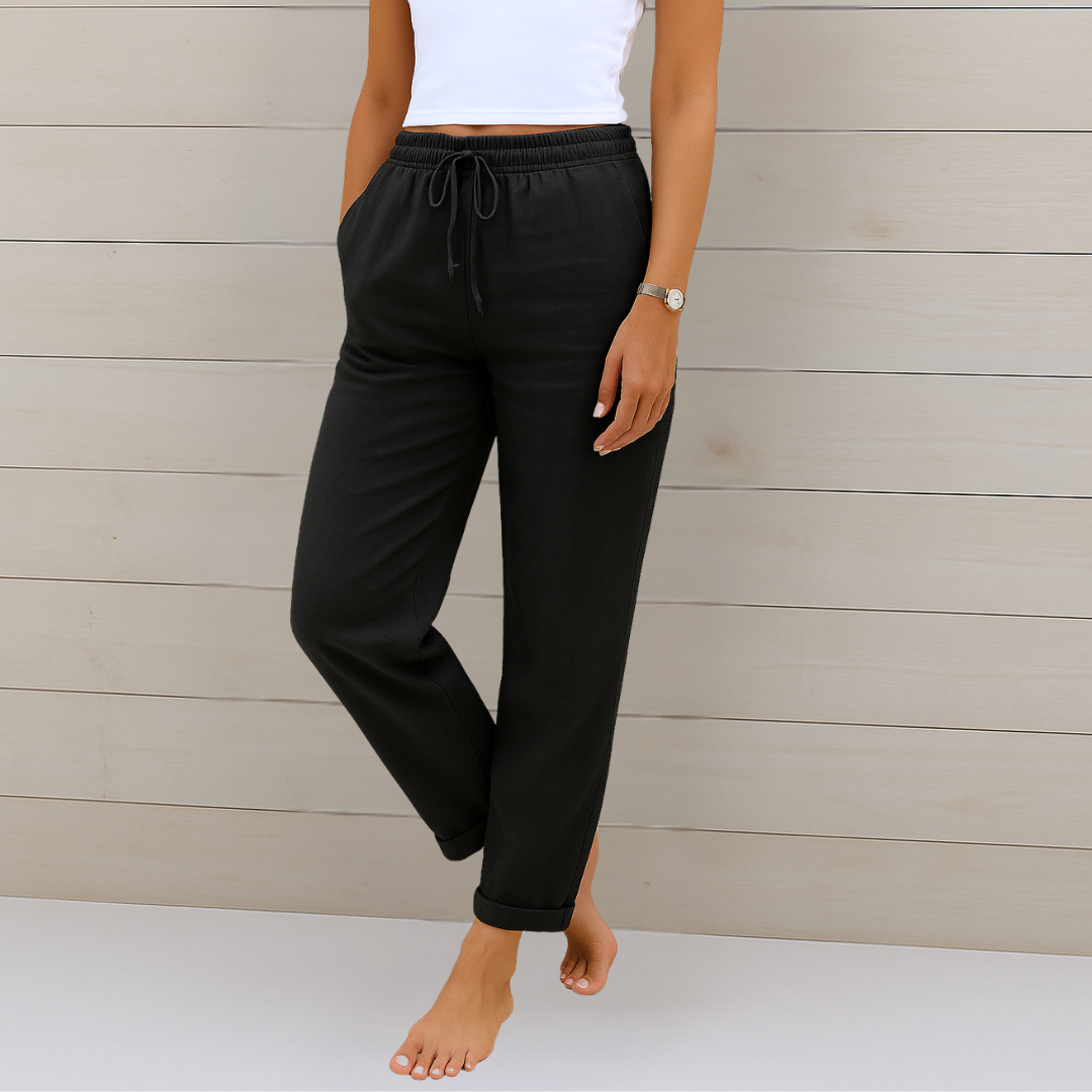 May | Elastische Premium Linnenbroek