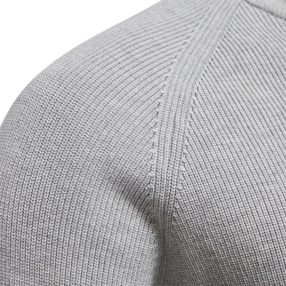 Van Straaten™ Zenviro Luxe Gebreide Zip-Up Heren Trui