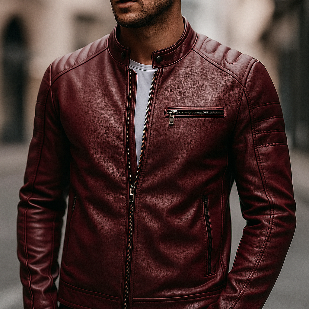 Theo | Leren Jas