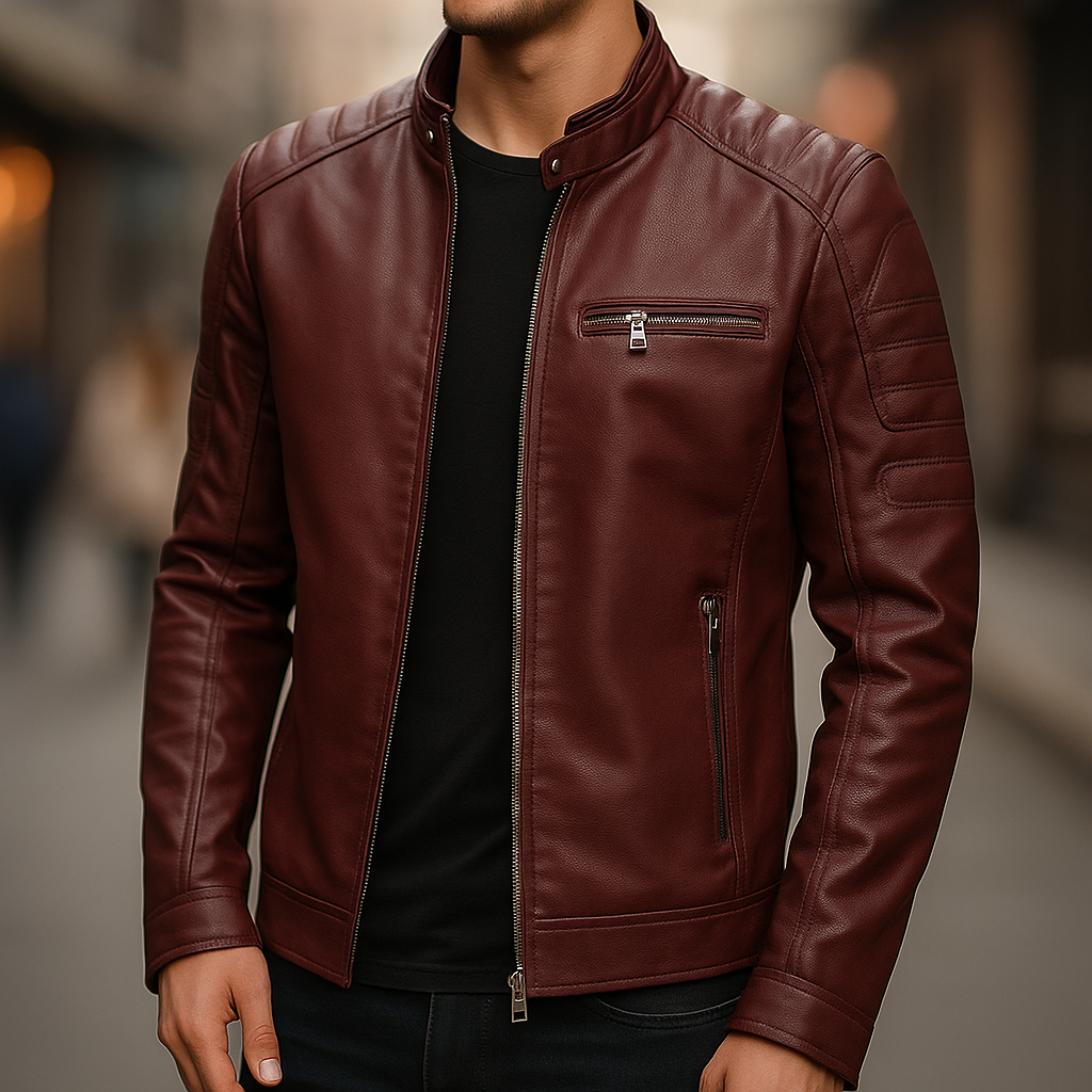 Theo | Leren Jas