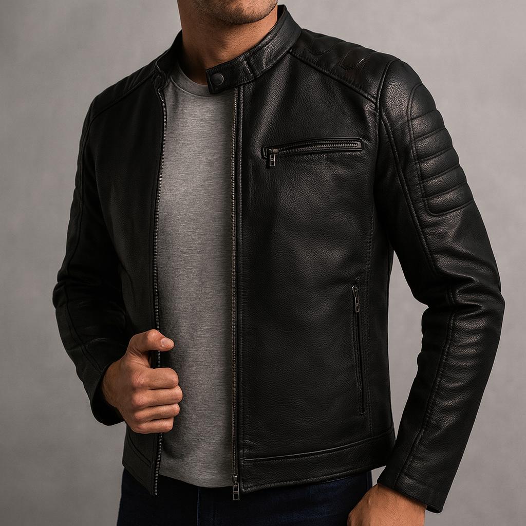 Theo | Leren Jas