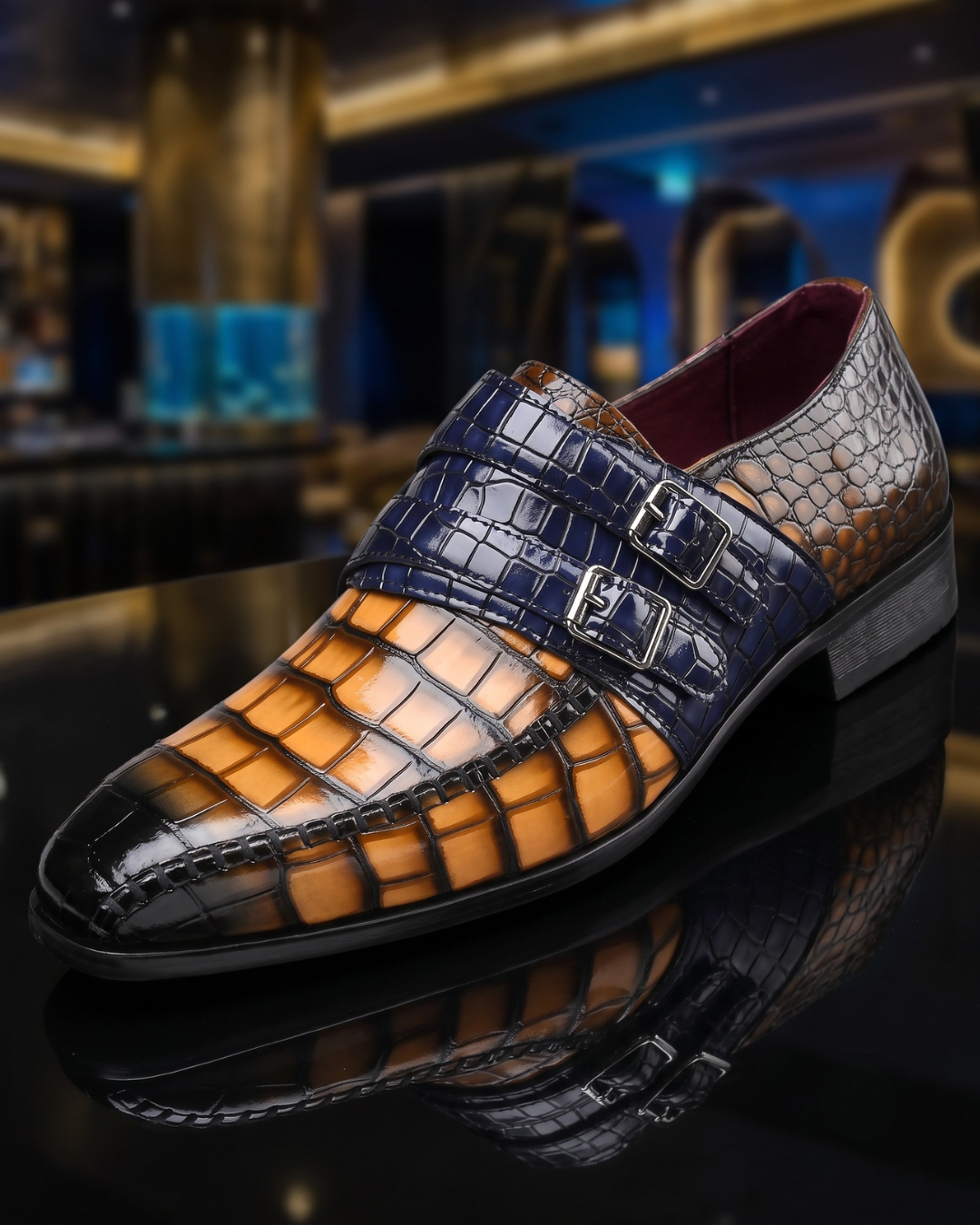 Kenmore | Exotische Double Monk Strap