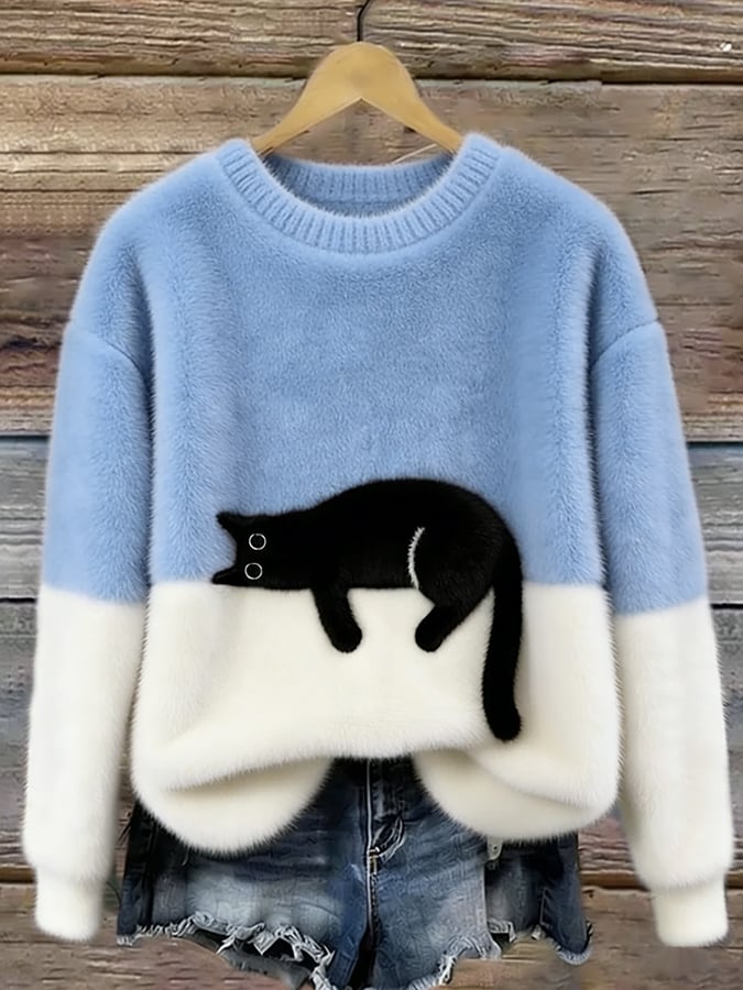 Aaltje | Trui met Kattenprint