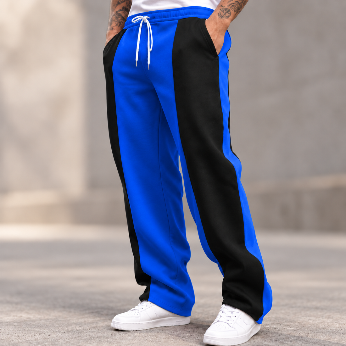 Rinus | Tweekleurige Joggingbroek
