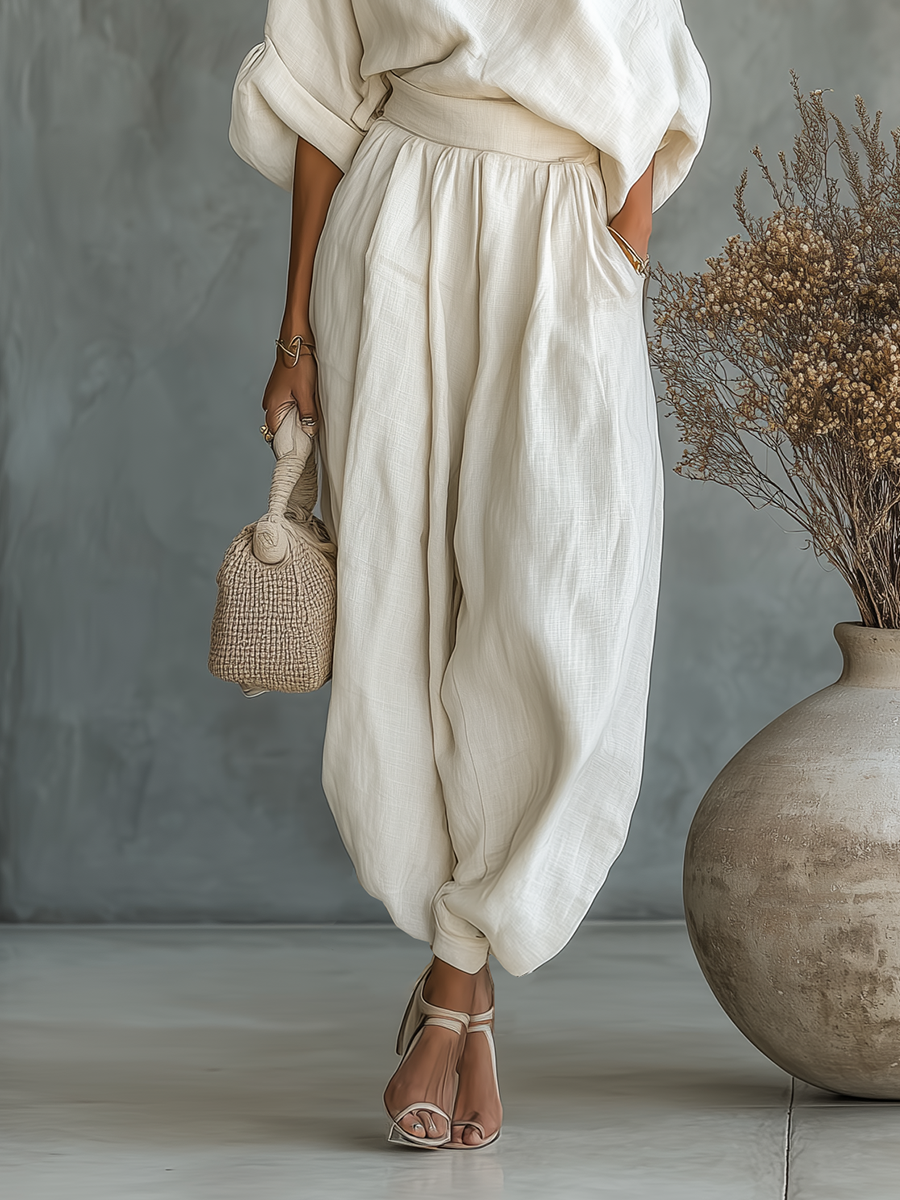 Ayla | Minimalistische One-Shoulder Set