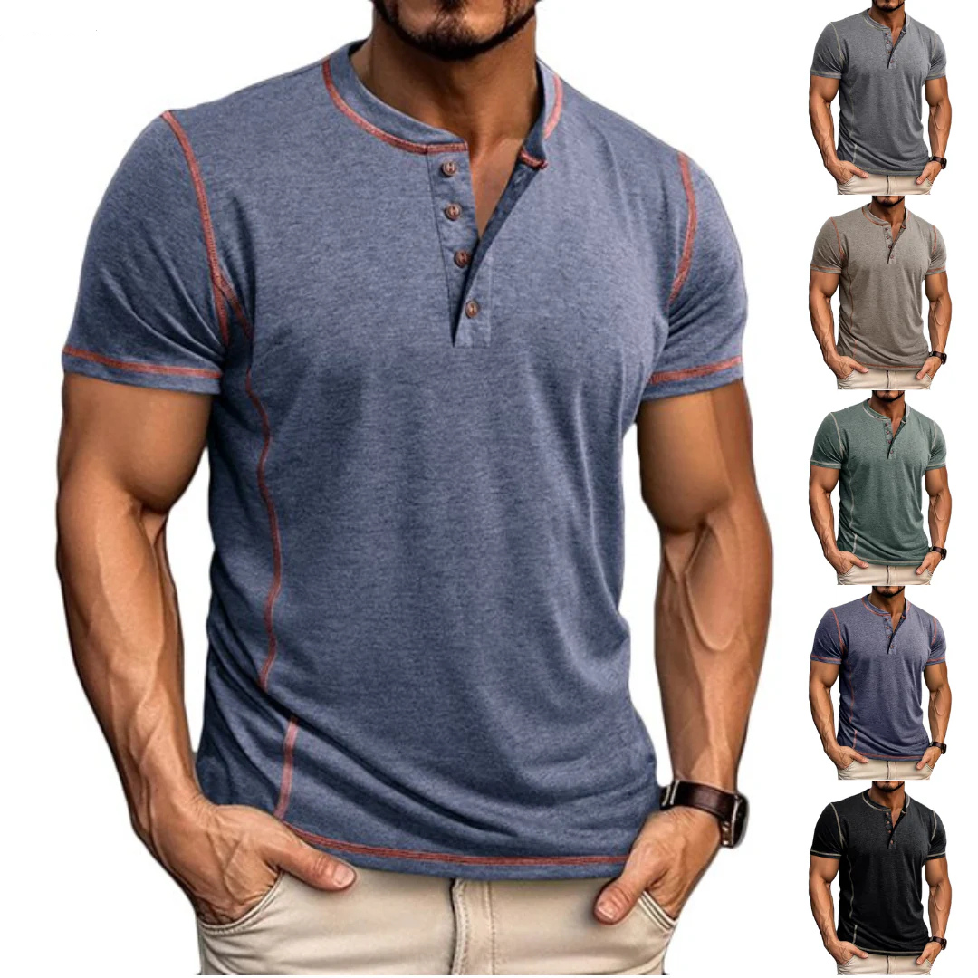 Tim | Trendy Henley Shirt