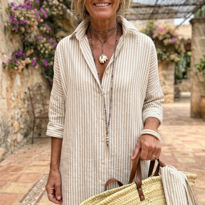Sylvie | Gestreepte Zomerjurk