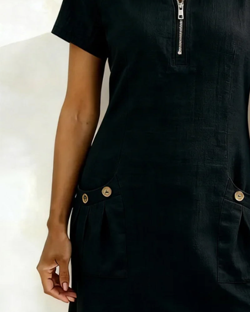 Van Straaten Livia Zip Jurk
