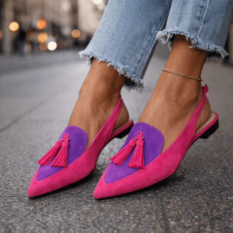 Lorena | Sandalen met Riemen en Kwasten