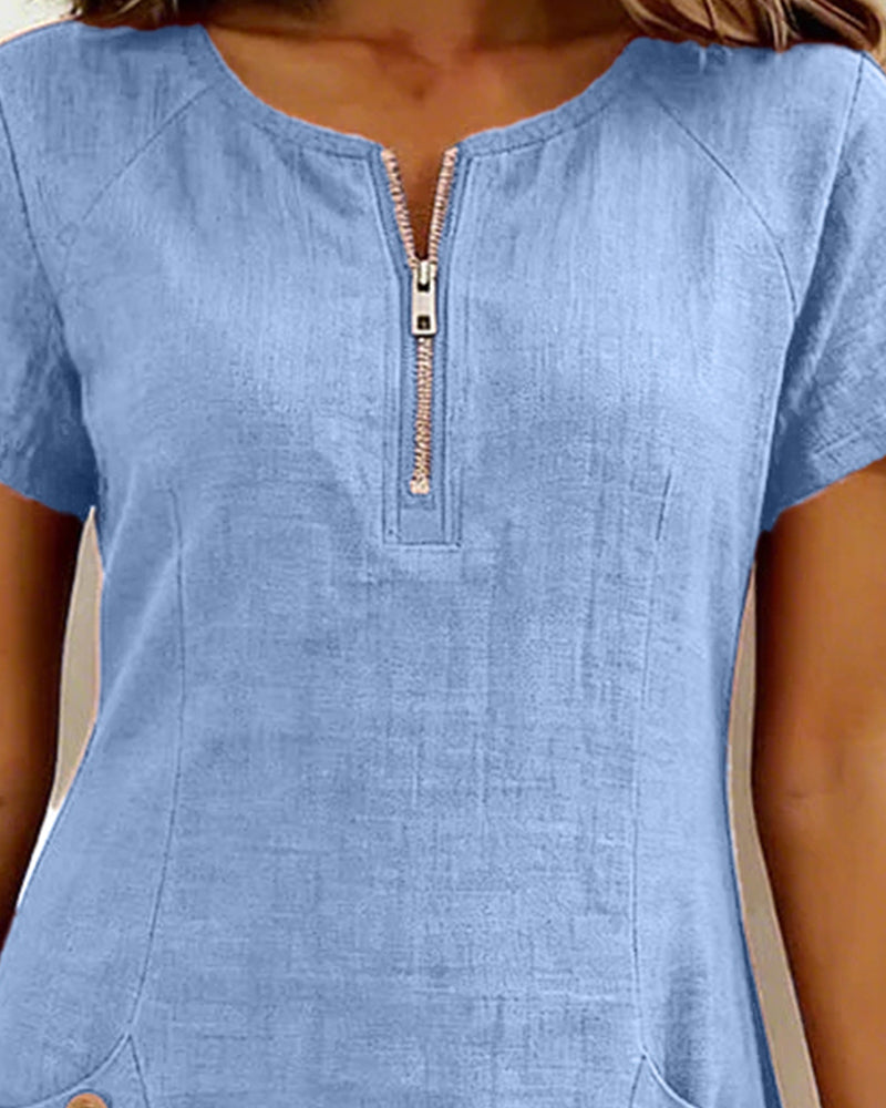 Van Straaten Livia Zip Jurk
