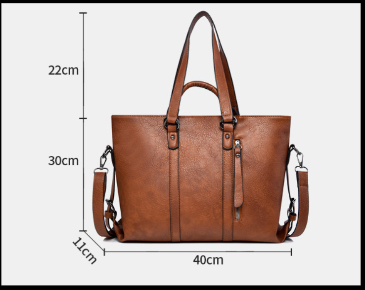 Inés | Grote Leren Tas