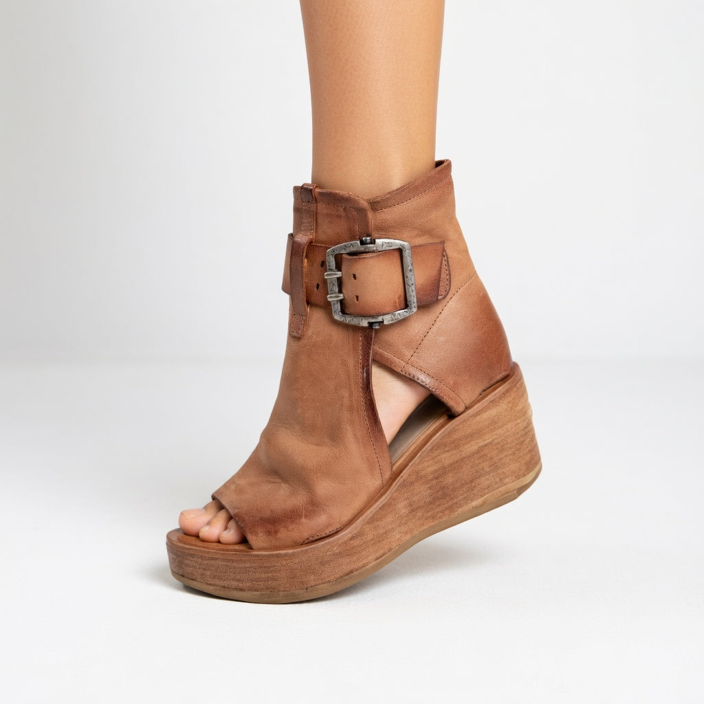 Cleó | Gesp Sleehak Sandalen