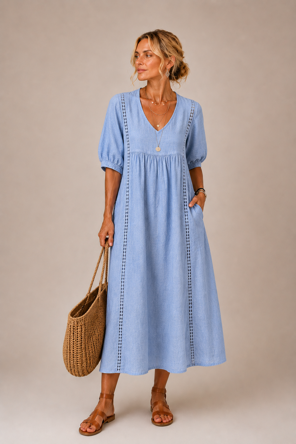 Michelle | Midi Zomerjurk