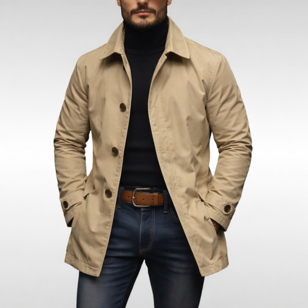 Van Straaten™ Wilvaro Luxe Heren Mantel