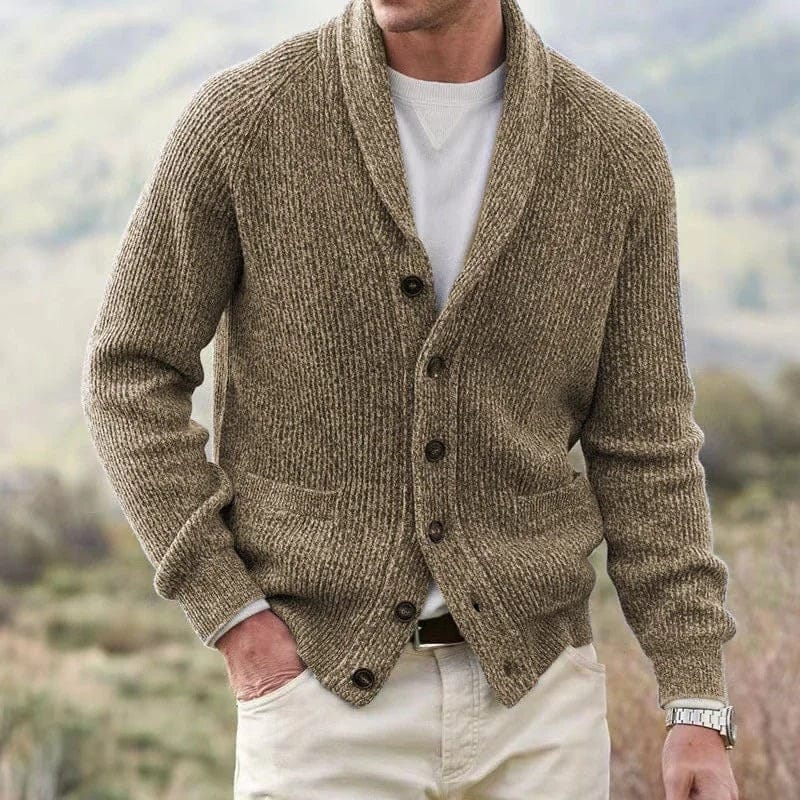 Dries | Vest met Sjaalkraag