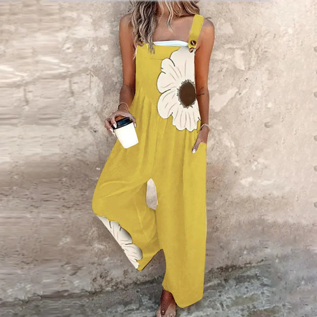 Petra | Comfortabele Geprinte Broek