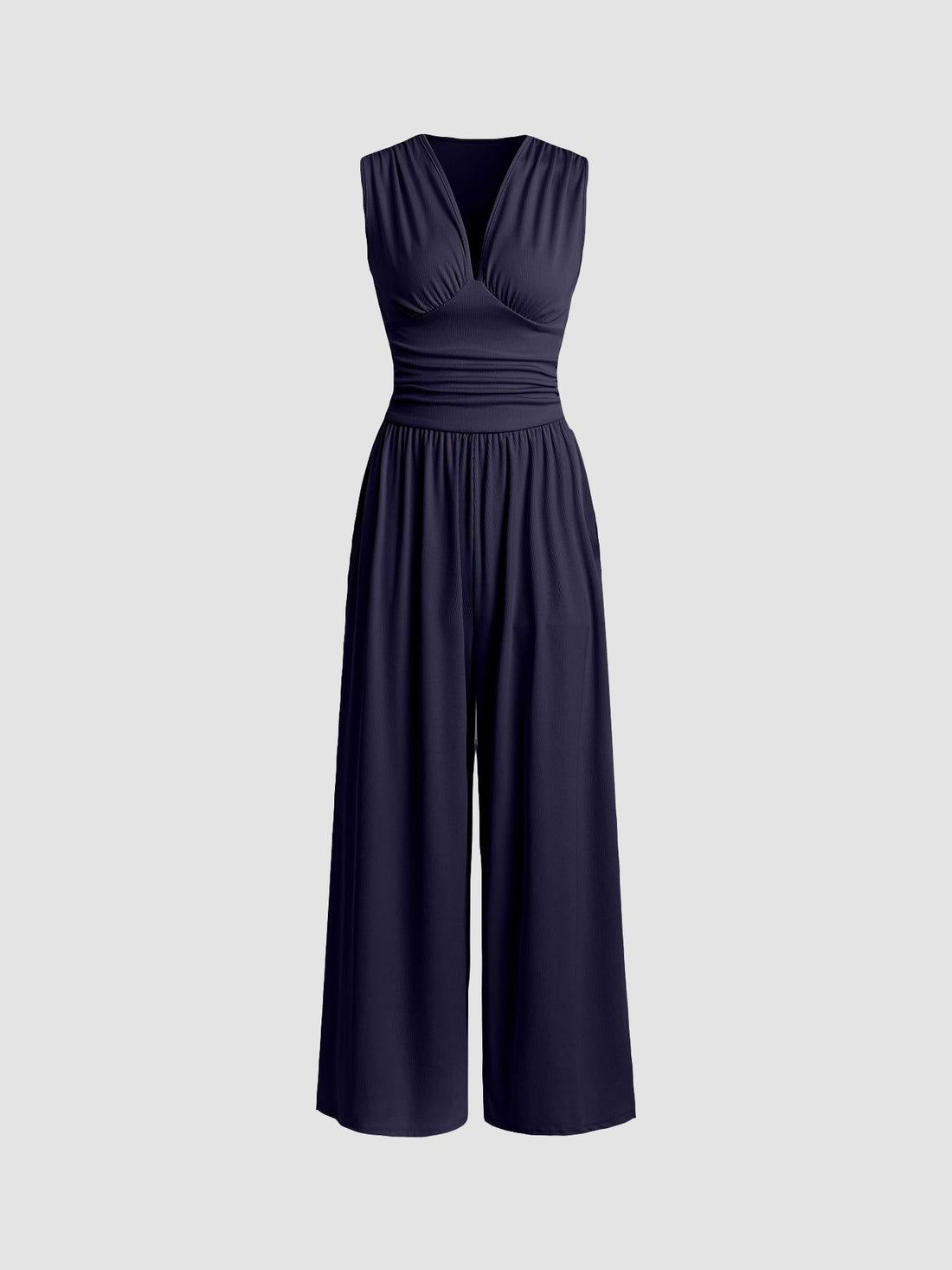 Charity | Mouwloze Wijdbeens Jumpsuit