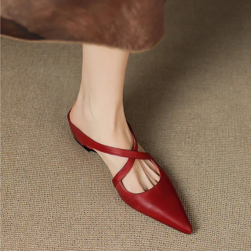 Mira | Lederen Mules