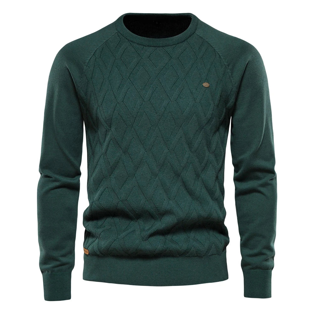 Van Straaten™ Ruvano Classic Ruit Heren Trui