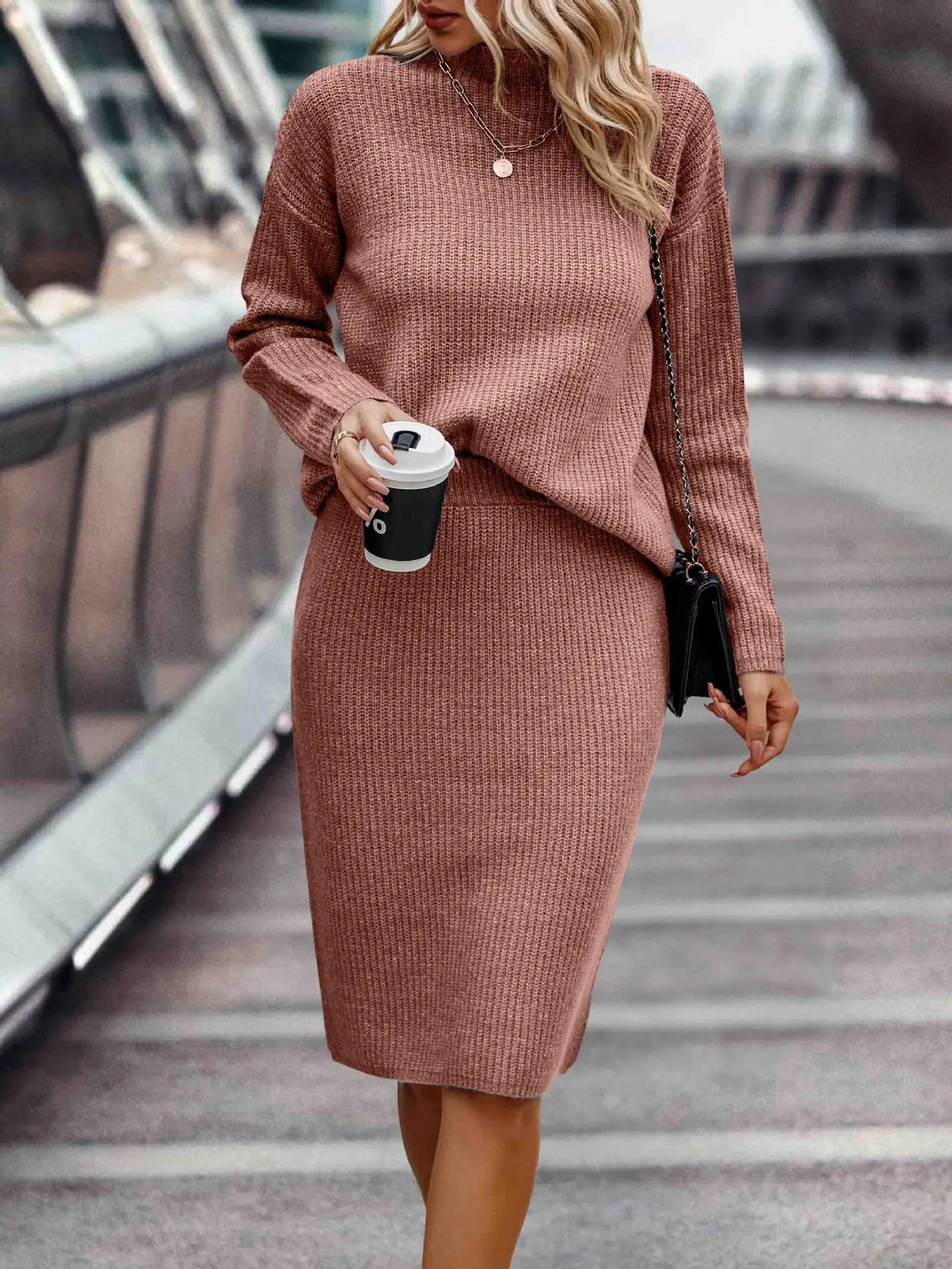 Elegance | 2-delig Dames Set Pullover & Rok