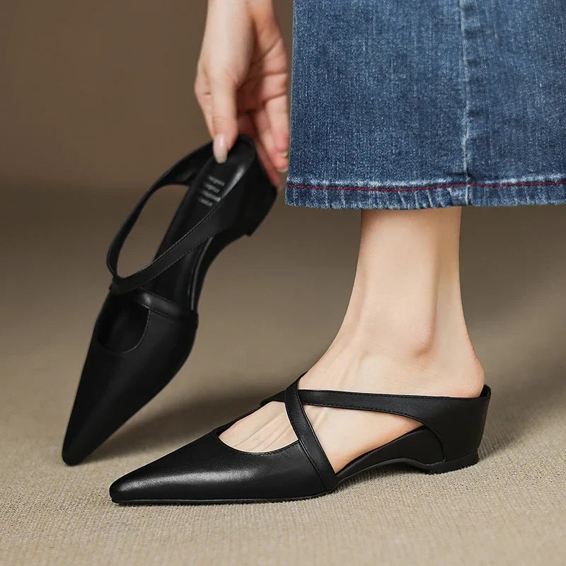 Mira | Lederen Mules