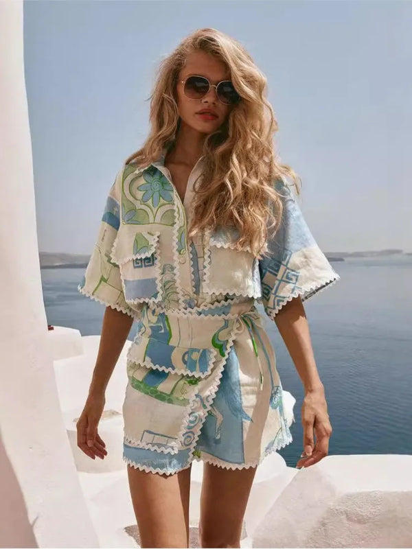 Dolce | Mediterraans Zomer Co-ord Set