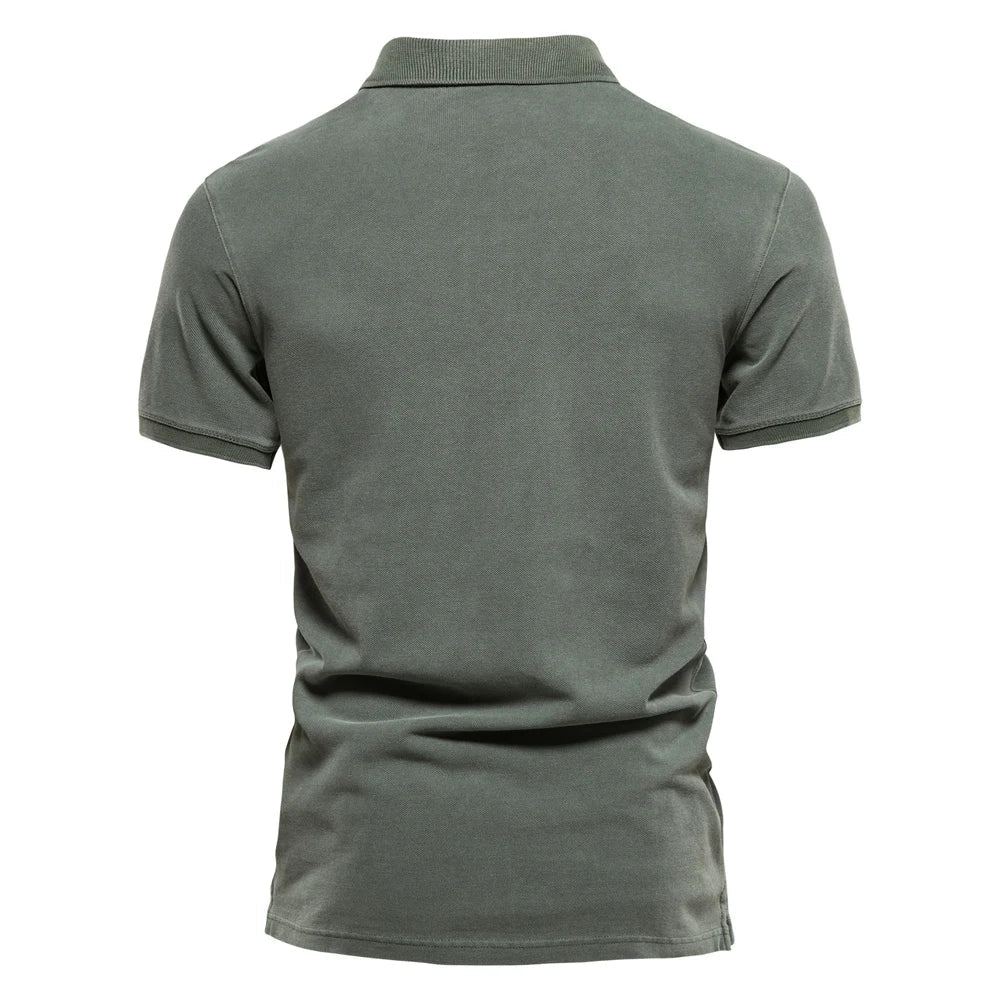 Van Straaten™ Polario Luxe Casual Heren Polo