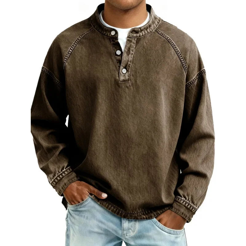 Van Straaten™ Vintaro Classic Vintage Heren Shirt