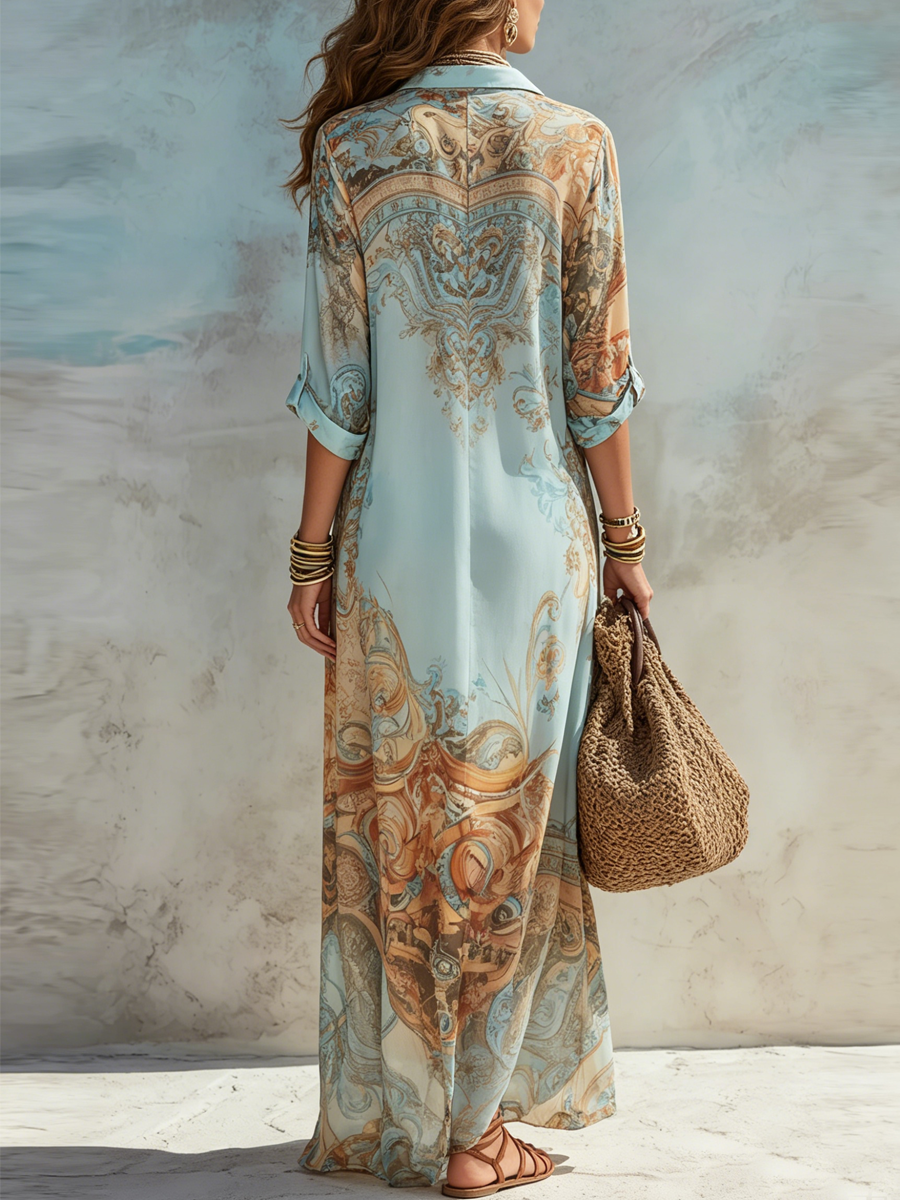 Lien | Mediterrane Blousejurk