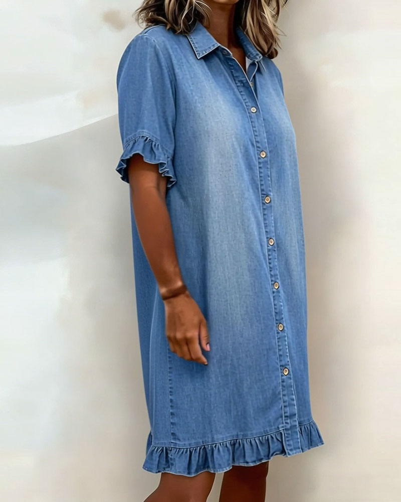 Van Straaten Liora Denim Jurk