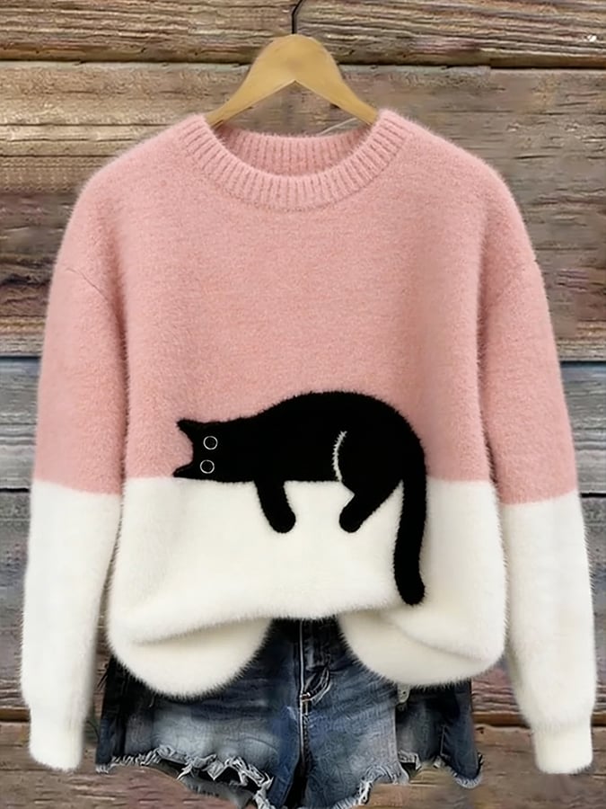 Aaltje | Trui met Kattenprint