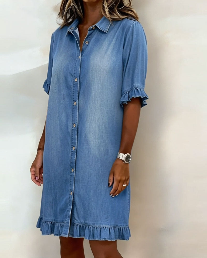 Van Straaten Liora Denim Jurk