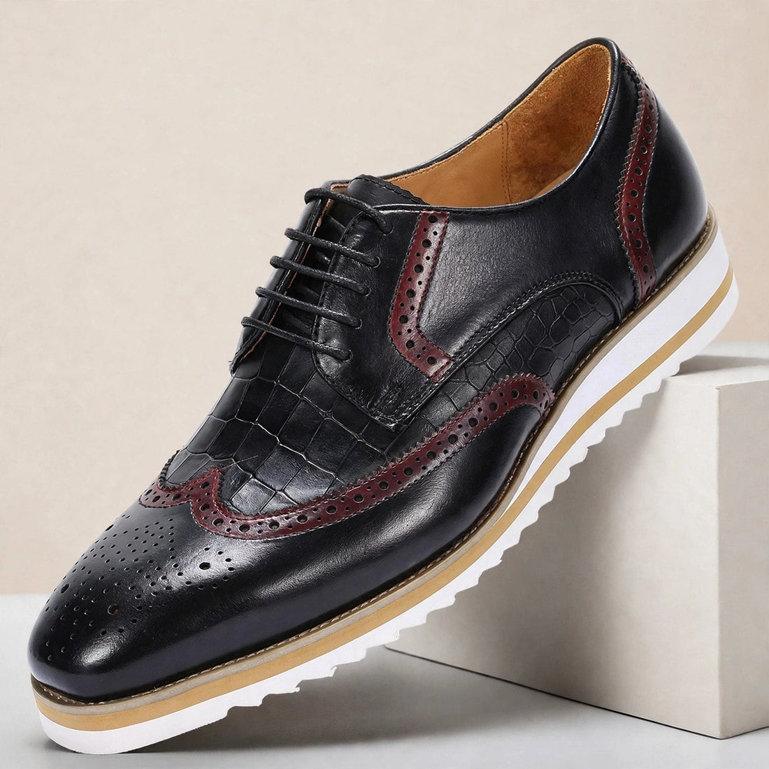 Viktor | Leren Oxford Veterschoenen