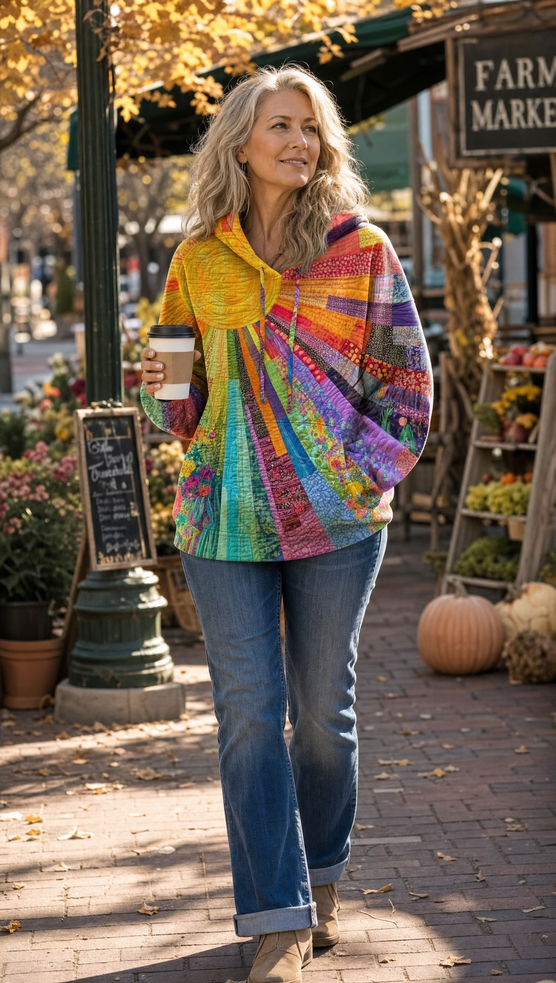Daniëlle | Boheems Patchwork Hoodie