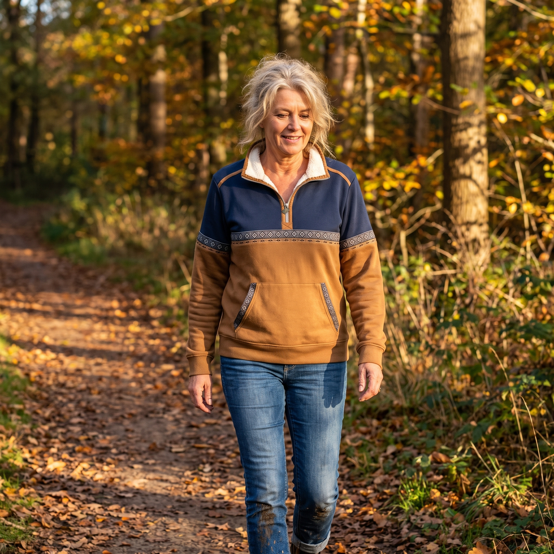 Gerrie | Trui met Halve Rits