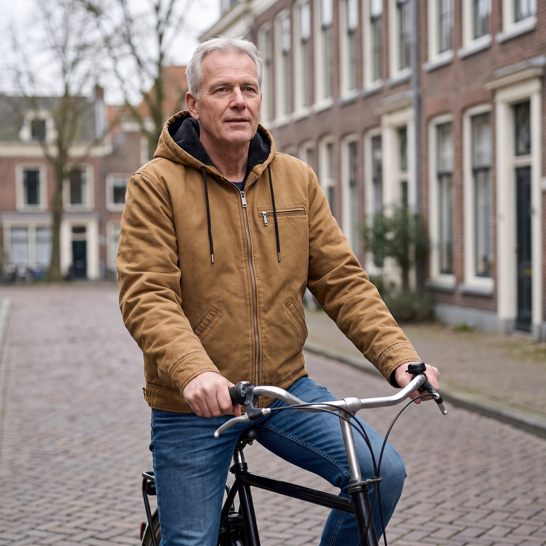 Gijs | Jas met Capuchon en Ritszakken