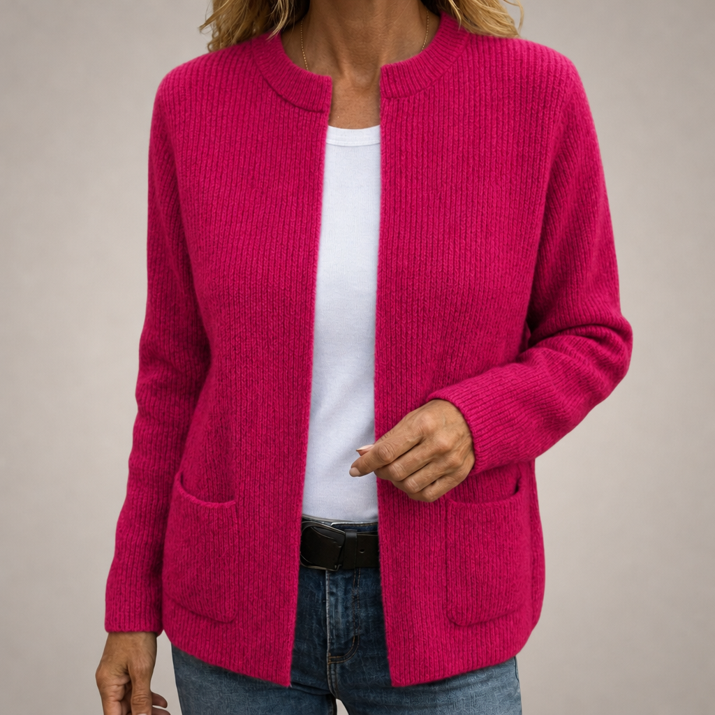 Maaike | Open Vest met Twee Zakken