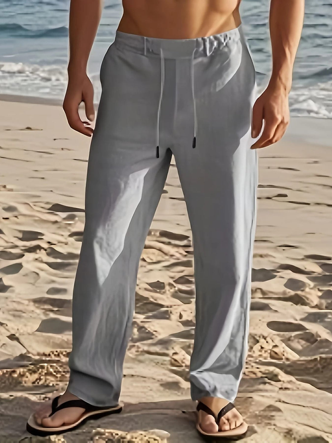 André | Bordeaux Linnen Broek