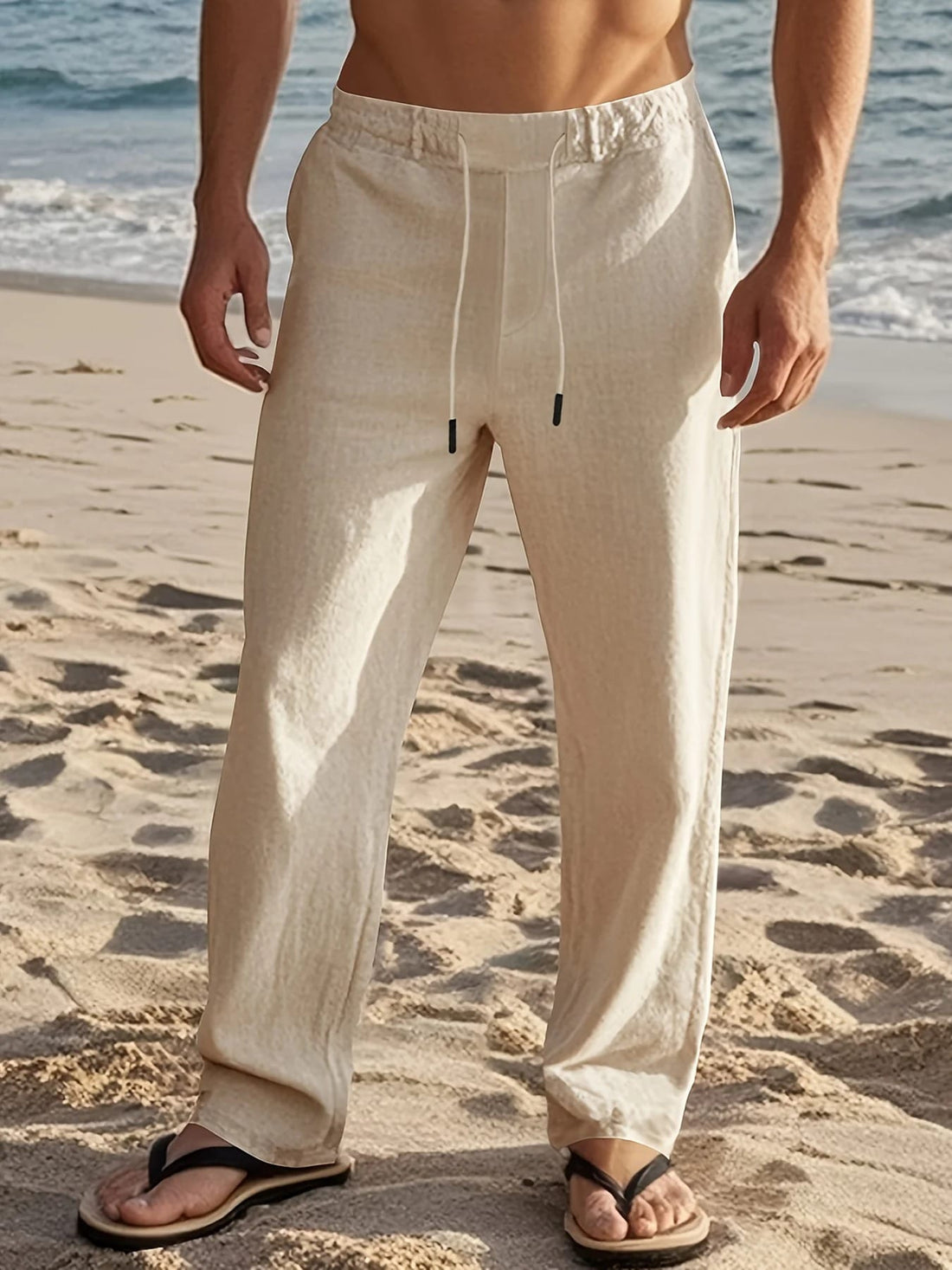 André | Bordeaux Linnen Broek
