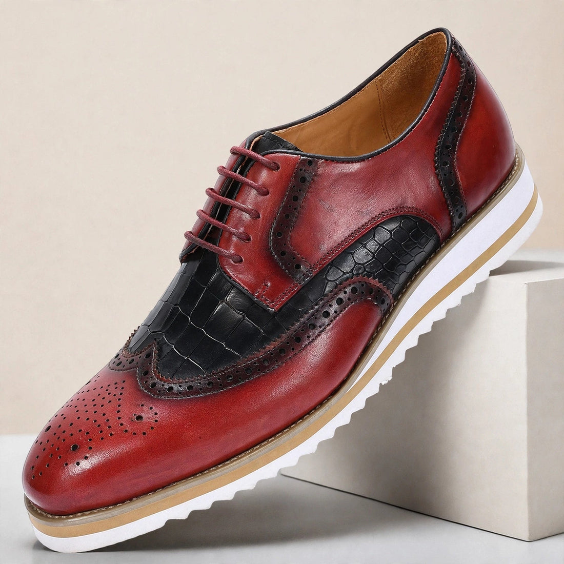 Viktor | Leren Oxford Veterschoenen