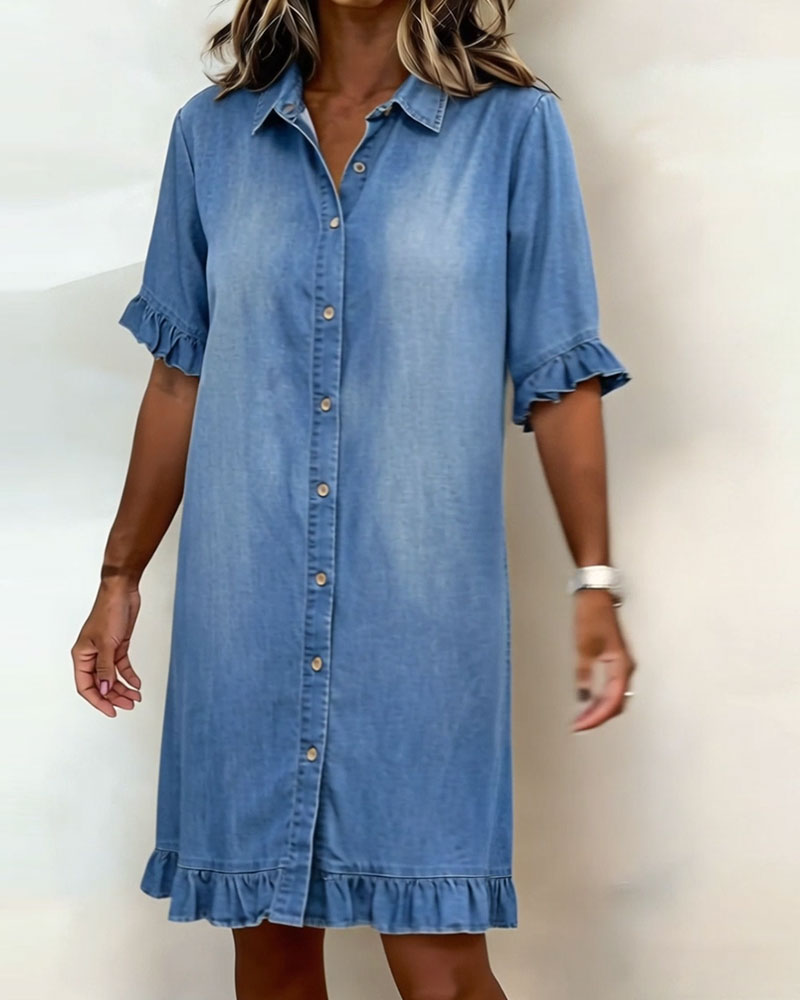 Van Straaten Liora Denim Jurk