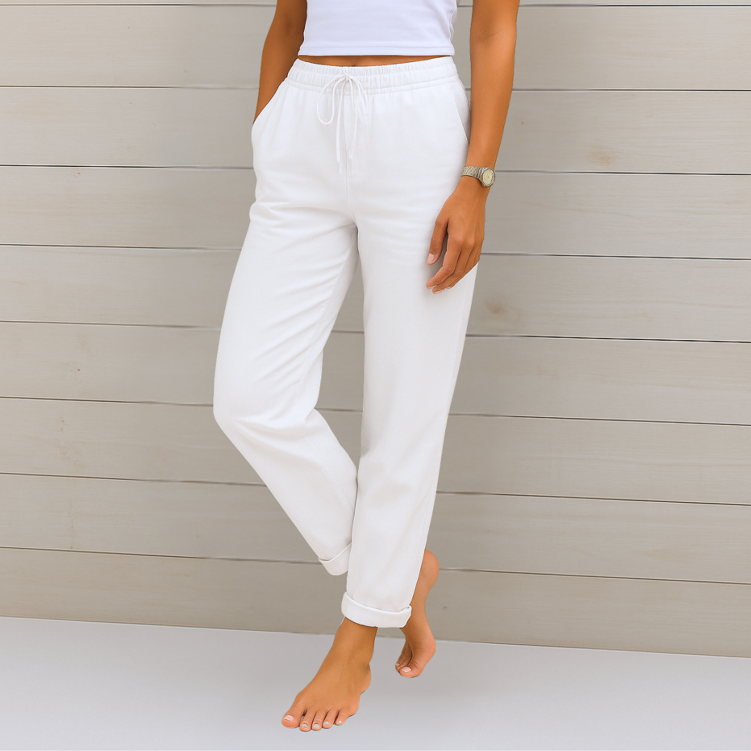May | Elastische Premium Linnenbroek
