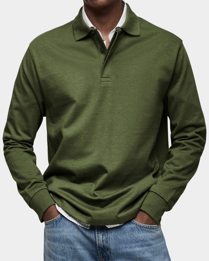 Van Straaten™ Kairo Comfort Longsleeve Polo