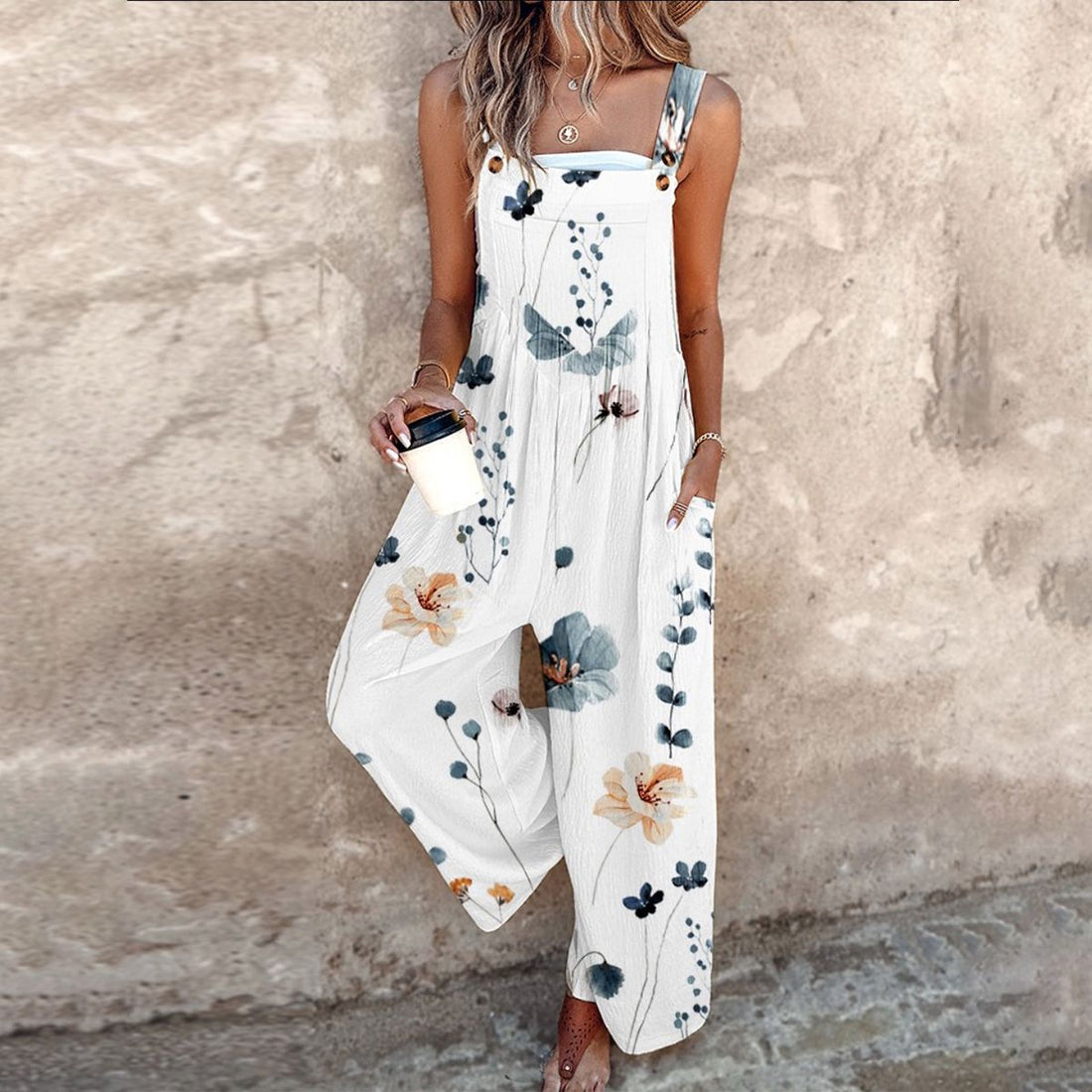 Petra | Comfortabele Geprinte Broek