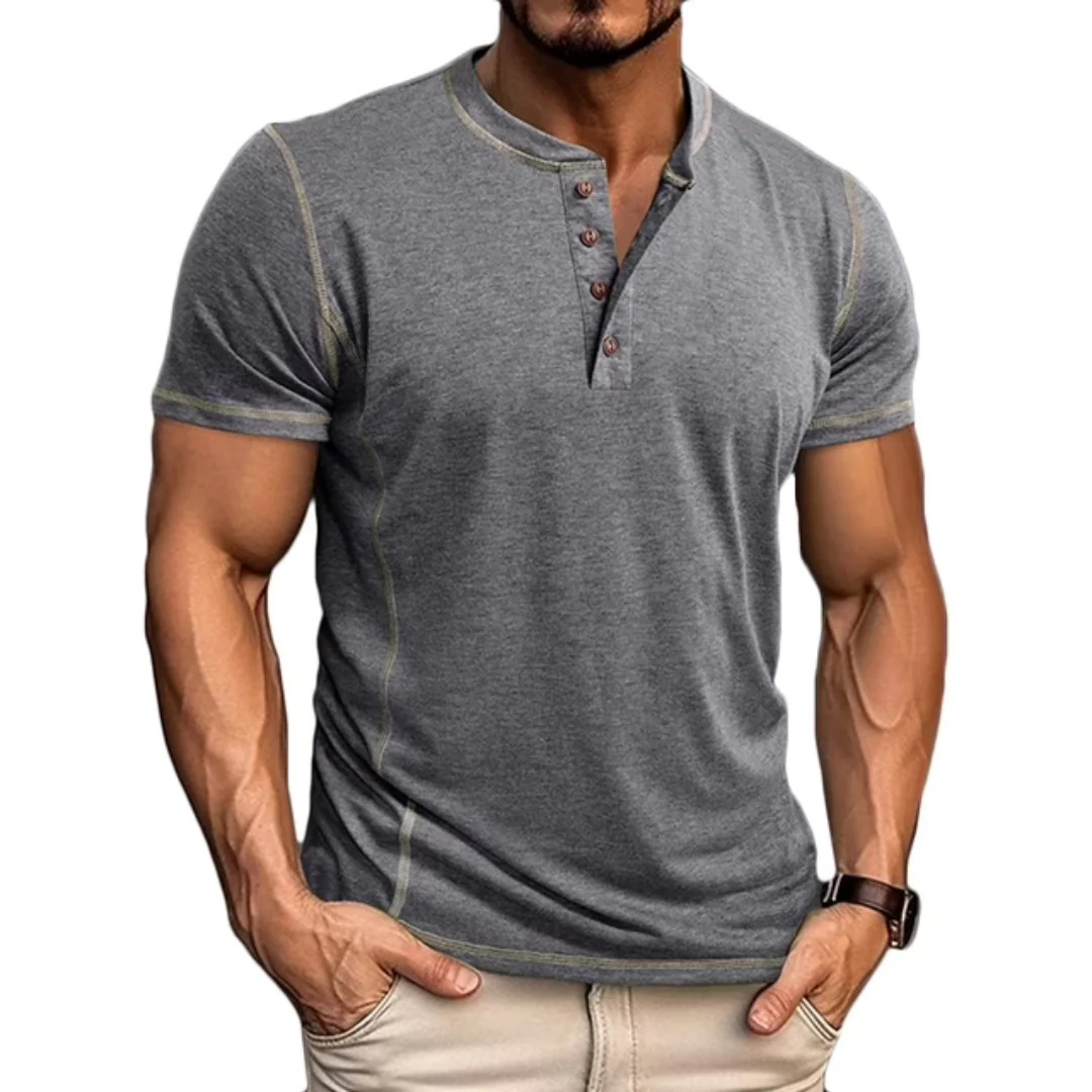 Tim | Trendy Henley Shirt