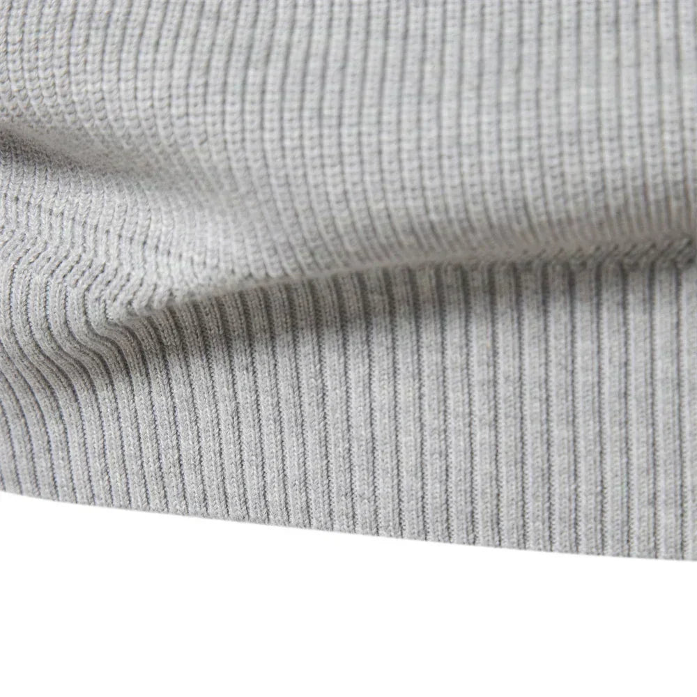Van Straaten™ Zenviro Luxe Gebreide Zip-Up Heren Trui